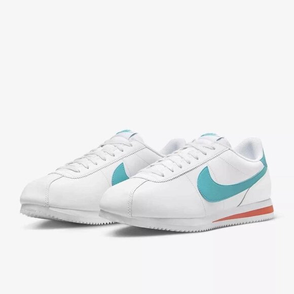 nike cortez orange and blue